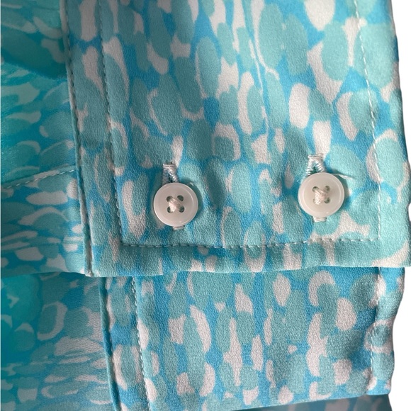 Worthington sheer button down blouse. - Picture 4 of 5